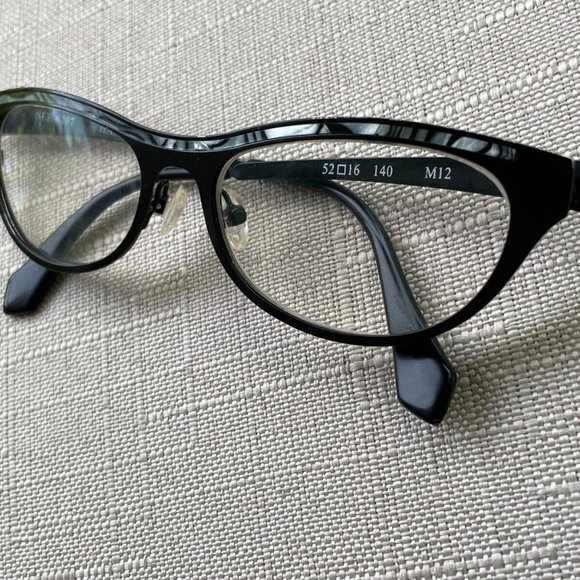 SEE Women Eyeglasses Frame Black Tone 6207 Handmade in Italy Glasses 52[]16 140 - Picture 4 of 12